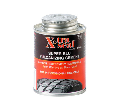 Blue vulcanizing liquid for plasters
