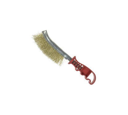 Brosse métallique à poils mi-durs