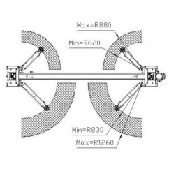 2-Column 4-Ton Lift with High Link