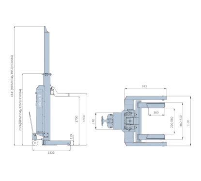 PL 32t Cordless Column Lifts - Set of 4