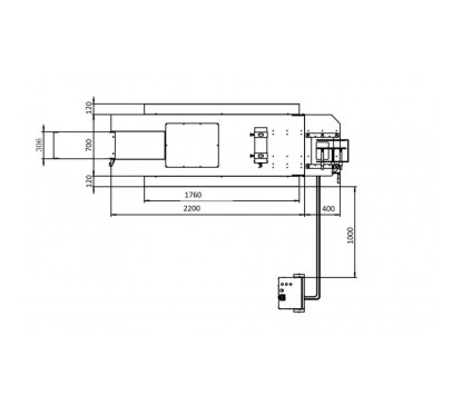 1T motorcycle axle with pneumatic release