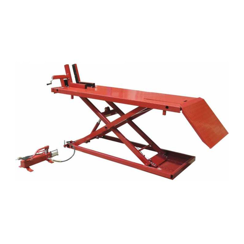 Assale moto da 680 kg con pompa manuale pneumatica Assale moto da 680 kg con pompa manuale pneumatica