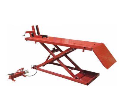 680 kg Motorradachse mit pneumatischer Handpumpe
