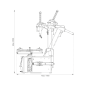 Démonte pneus automatique 11'' à 26'' + 3ème bras