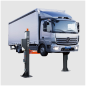 2-Säulen-8T WLAN-Hebebühne mit M-Arm 2-Säulen-8T WLAN-Hebebühne mit M-Arm