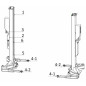 Elevador wifi de 2 columnas 8T con brazo en M
