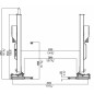 2-Säulen-8T WLAN-Hebebühne mit M-Arm 2-Säulen-8T WLAN-Hebebühne mit M-Arm
