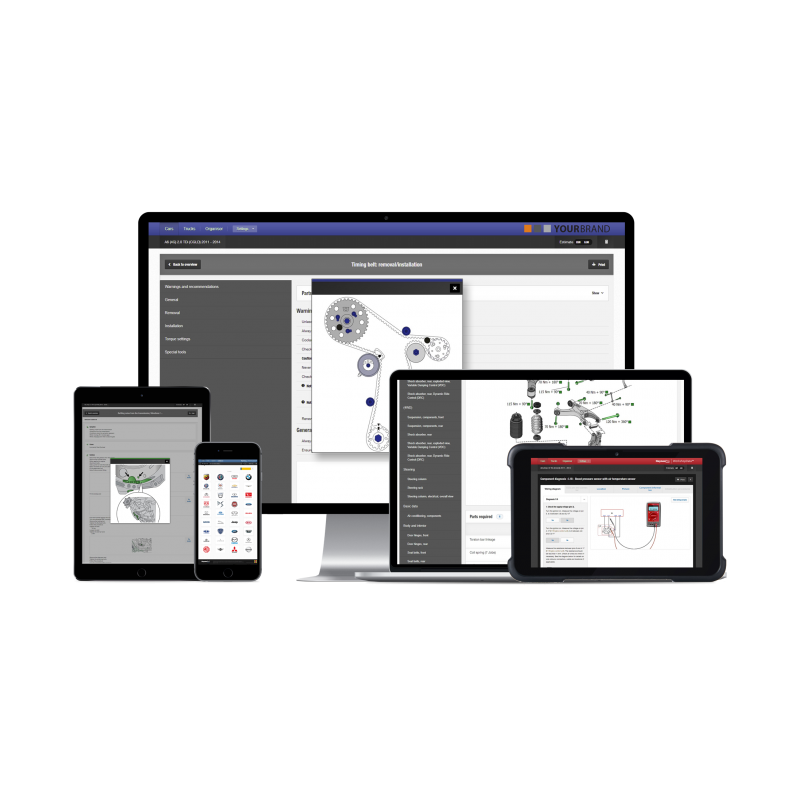 HaynesPro Software voor Autocom. PL Licentie 1 jaar.