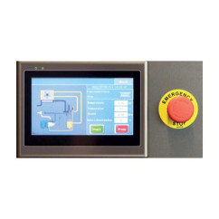 Compressore a vite con essiccatore - 500 litri - 10 bar 10hp - 400v