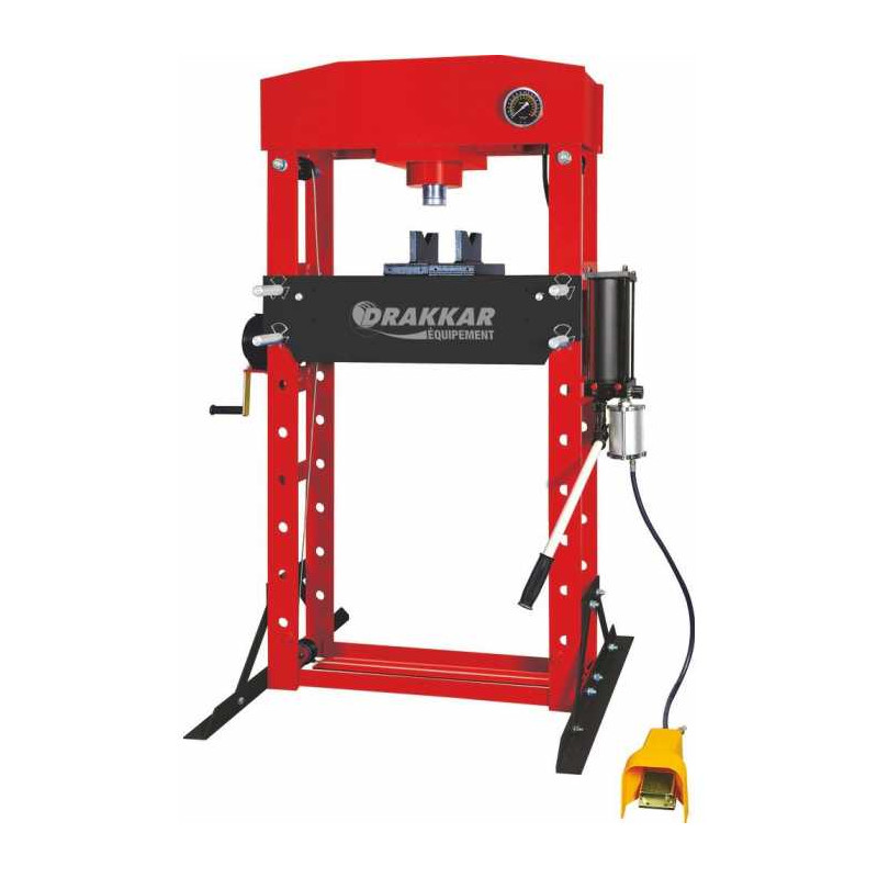 50 Ton Hydraulic Press Manual and Pneumatic Welded Frame