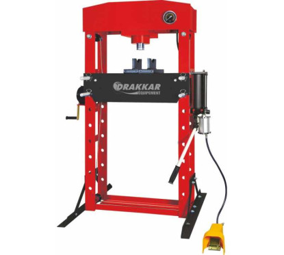 Presse hydraulique 50 Tonnes manuelle et pneumatique bâti soudé
