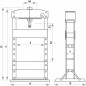 50 Ton Hydraulic Press Manual and Pneumatic Welded Frame