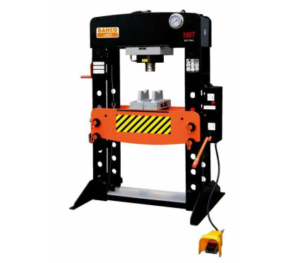Prasa hydrauliczna 100 ton + zabezpieczenie z pleksi