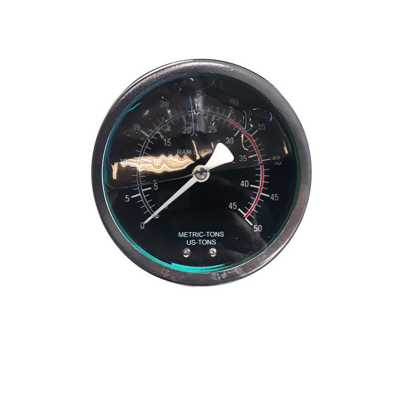 Manometer voor werkplaatspers