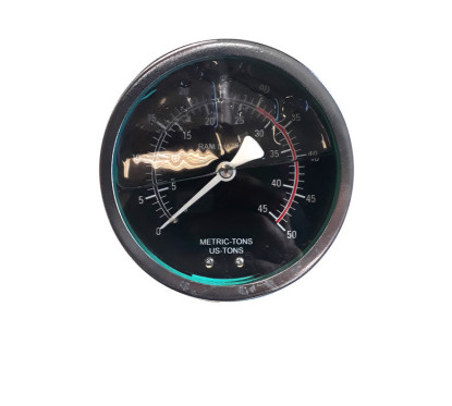 Manometer voor werkplaatspers