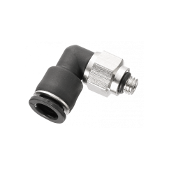 Micro elleboog 90° mannelijk M5 Diam 4mm