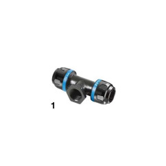 T-STÜCK MIT INNENGEWINDE für 25mm Rohr BSPP 1/2 Innengewinde