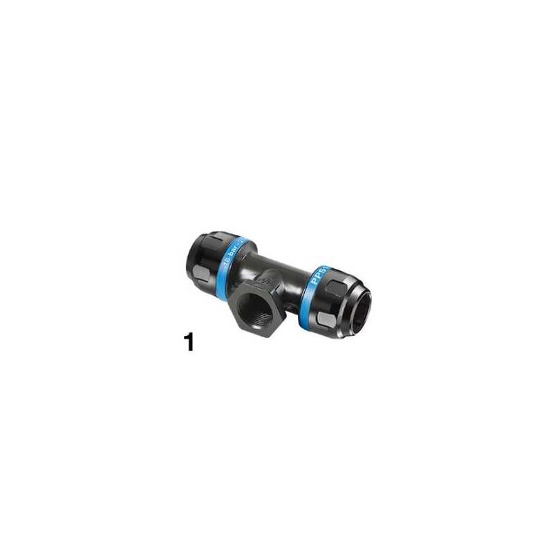 T-STÜCK MIT INNENGEWINDE für 25mm Rohr BSPP 1/2 Innengewinde T-STÜCK MIT INNENGEWINDE für 25mm Rohr BSPP 1/2 Innengewinde