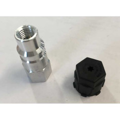Gas speaker fitting 1234YF BLACK