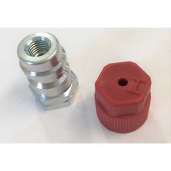 HP Gas Fitting 134R Red