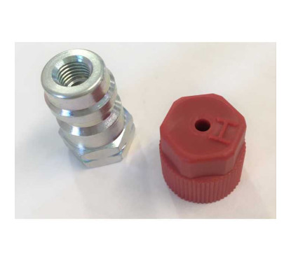 HP Gas Fitting 134R Red