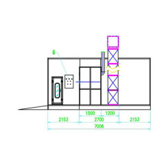 Automotive paint booth