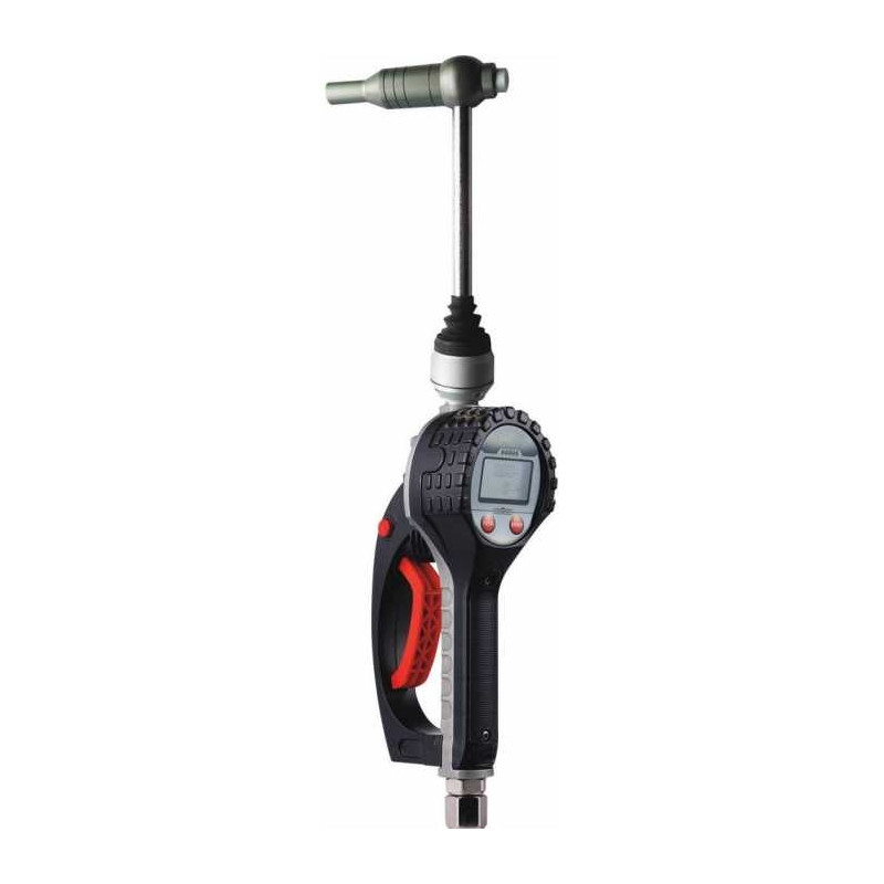 Oliepistool met digitale meter en starre uitloop met 1/2" aansluiting