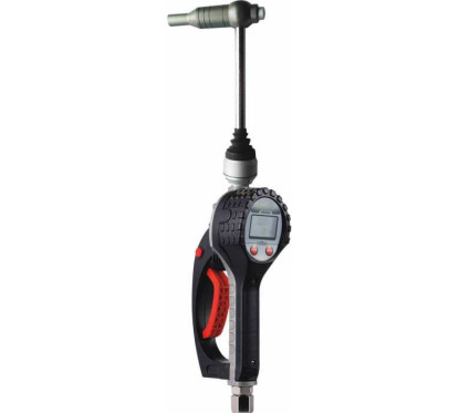 Oliepistool met digitale meter en starre uitloop met 1/2" aansluiting