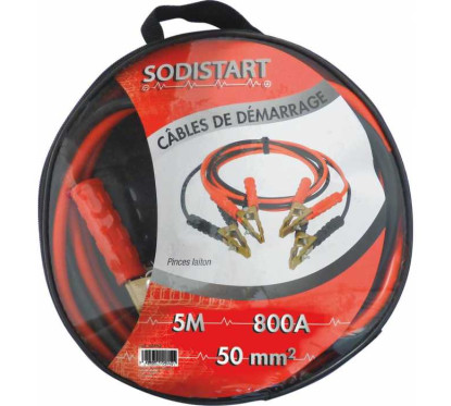 50mm² startkabels - Messing klemmen