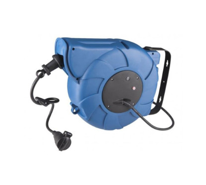 Wall-mounted electric hose reel 20m - 3x1.5mm²