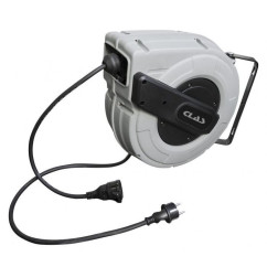 Wall-mounted electric hose reel 20 m - 3x2.5 mm²