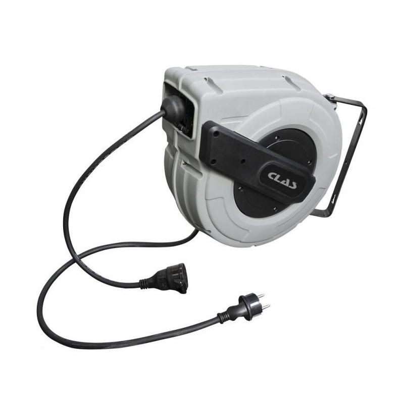 Wall-mounted electric hose reel 20 m - 3x2.5 mm²