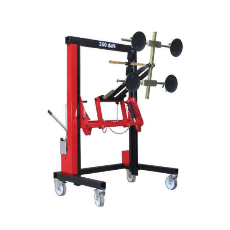 Windshield manipulator trolley for HGVs and BUSES Windshield manipulator trolley for HGVs and BUSES