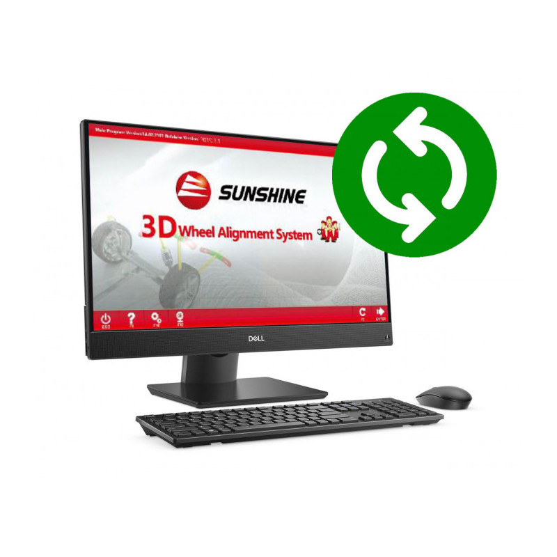 Update van de database van de fabrikant voor het Sunshine-meetkundeapparaat
