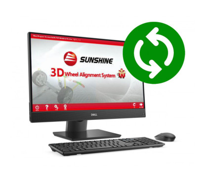 Update van de database van de fabrikant voor het Sunshine-meetkundeapparaat