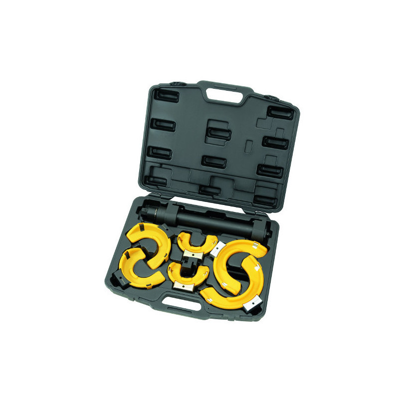 Compressor box for MacPherson shock springs