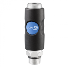 11mm pneumatische snelkoppeling - 1/2'' cilindrische buitendraad