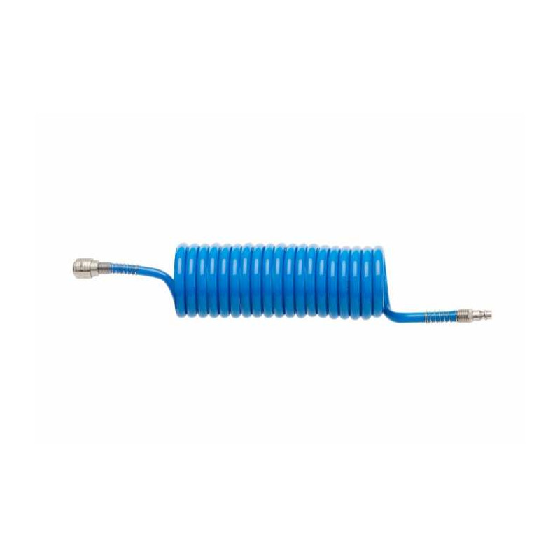 6x8 PU spiral extension 15m long with quick couplings 6x8 PU spiral extension 15m long with quick couplings