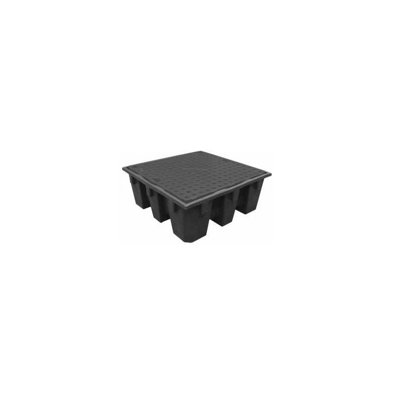 450L retention tank with 100% PE slatted floor for 4 drums 450L retention tank with 100% PE slatted floor for 4 drums