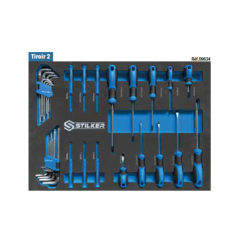 Servante d'atelier 7 tiroirs 152 outils H1005mm - Modules mousses