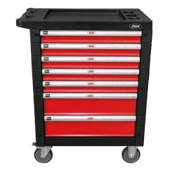 JBM Trolley met 7 lades rood - 172 tools