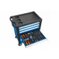 Workshop trolley equipped with 6 drawers and 171 tools, for optimal storage. Superior quality.
