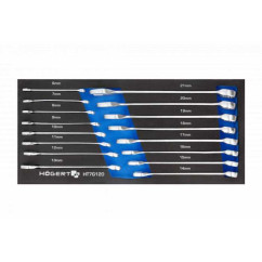 Wózek warsztatowy wyposażony w 6 szuflad i 171 narzędzi, do szerokiej gamy schowków.