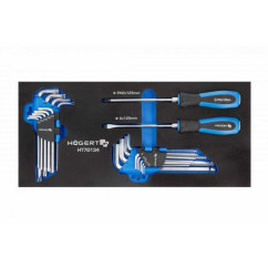 Servante d'atelier équipée de 6 tiroirs et 171 outils, pour un rang...