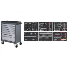 Kraftwerk BT700S Werkplaats Trolley - 7 Laden - 301 Tools