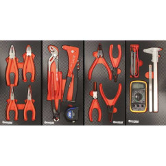 Servante d'atelier XXL 7 tiroirs 177 outils PL - modules finition c...