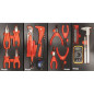 Servante d'atelier XXL 7 tiroirs 177 outils PL - modules finition carbone