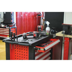 Werkplaatswagen met 8 laden 263 PL gereedschap - modules met metalen afwerking