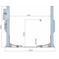 Premium 2-koloms lift 4,2 ton - met installatie en inbedrijfstelling