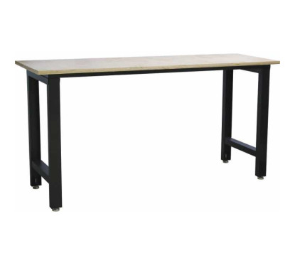 Banco de trabajo profesional 2M - Tablero de madera - Patas ajustables